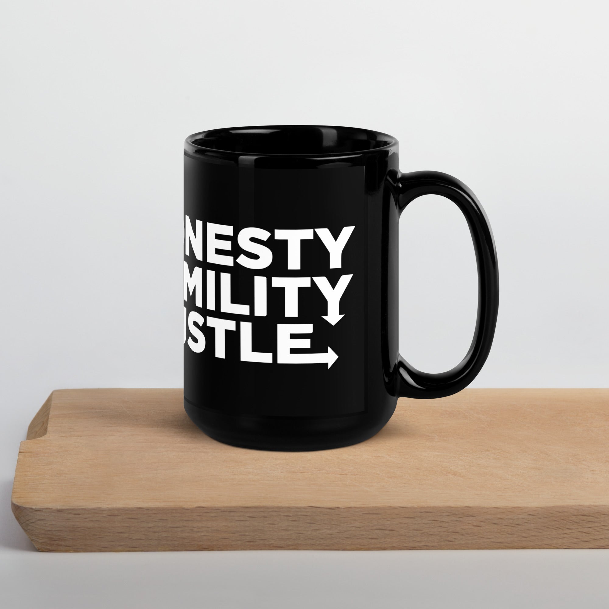 Black Glossy Mug