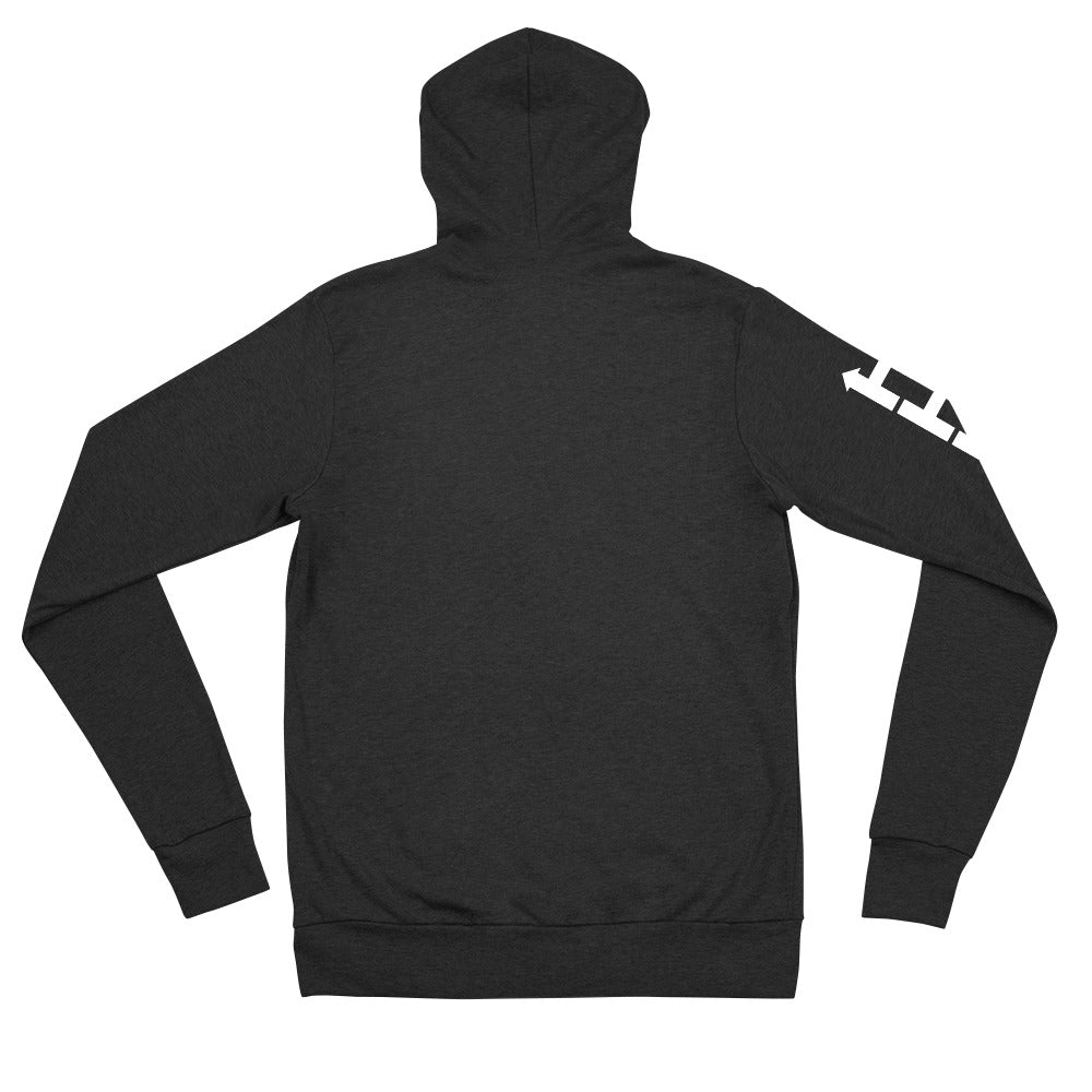 Unisex zip hoodie